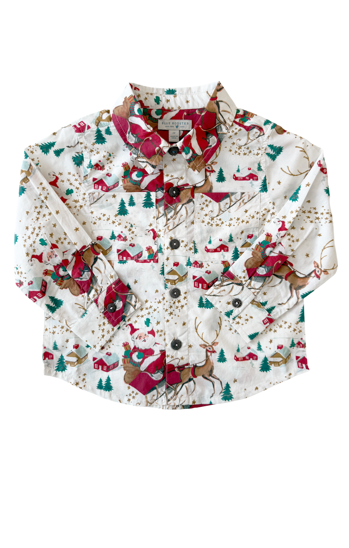 Santa Sleigh Boys Jack Shirt