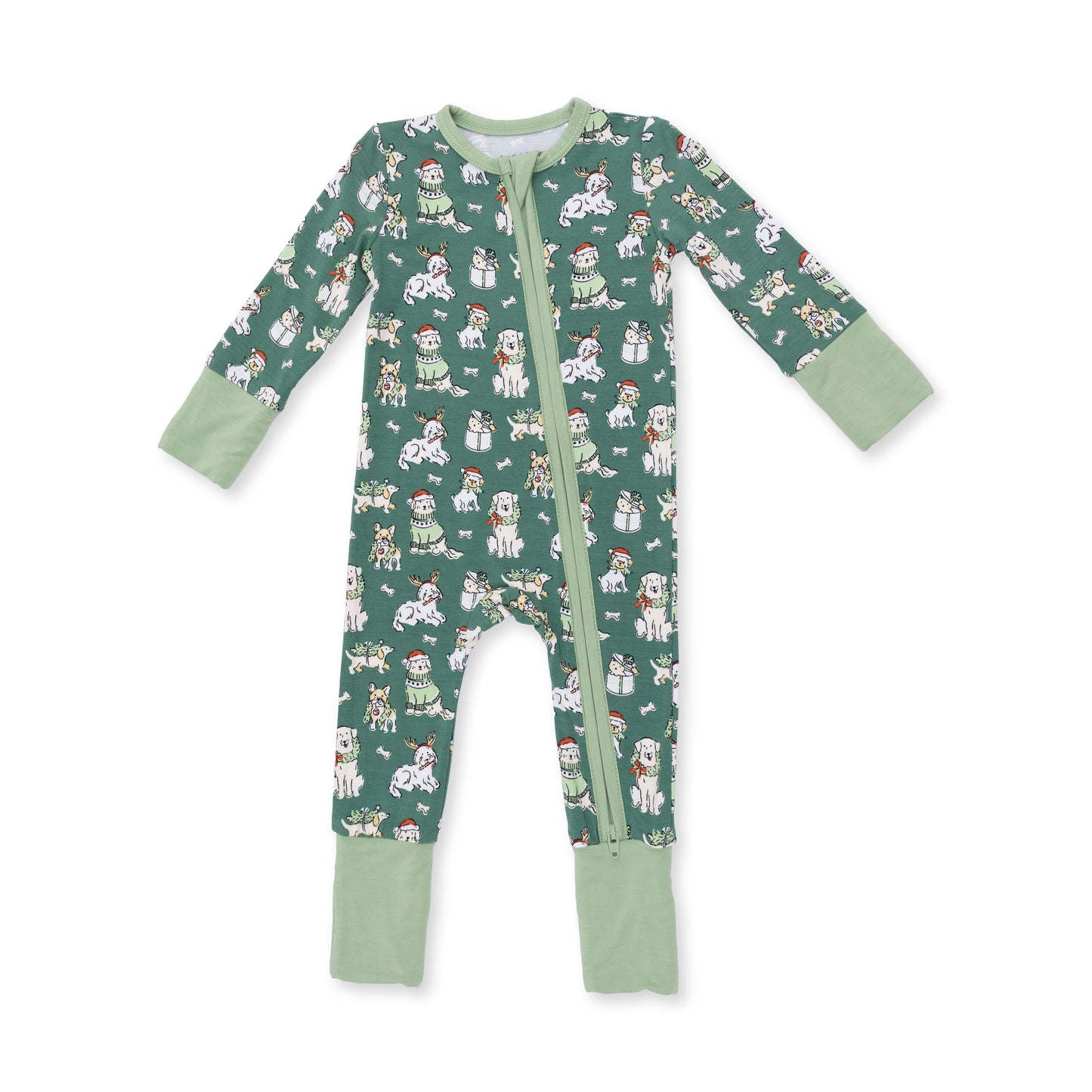 Christmas Dogs Convertible Romper