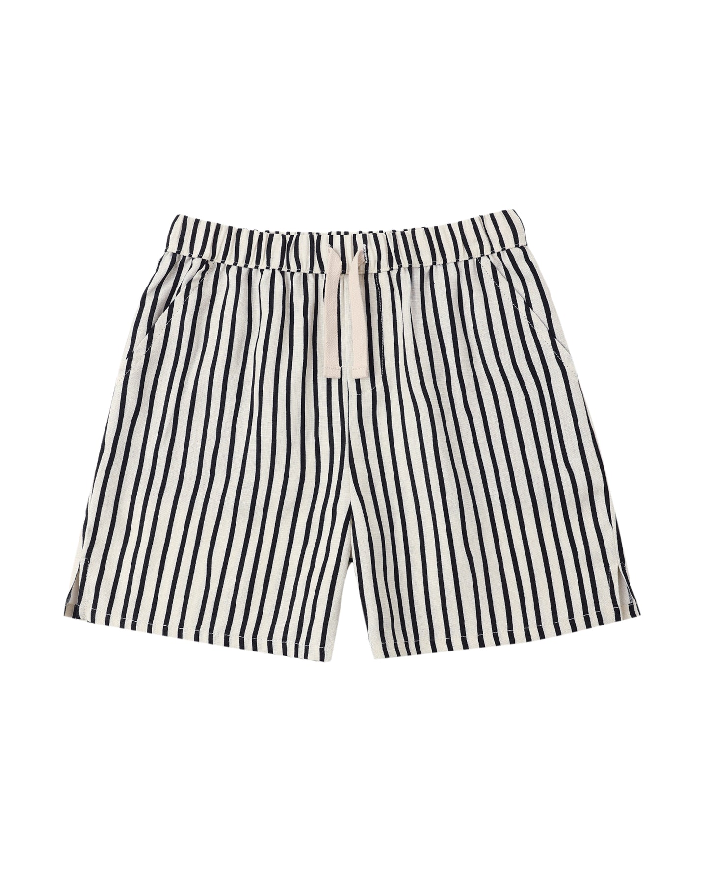 Rylee & Cru Wavy Stripe Perry Short featuring a colorful wavy stripe pattern and comfortable fit, perfect for casual wear.