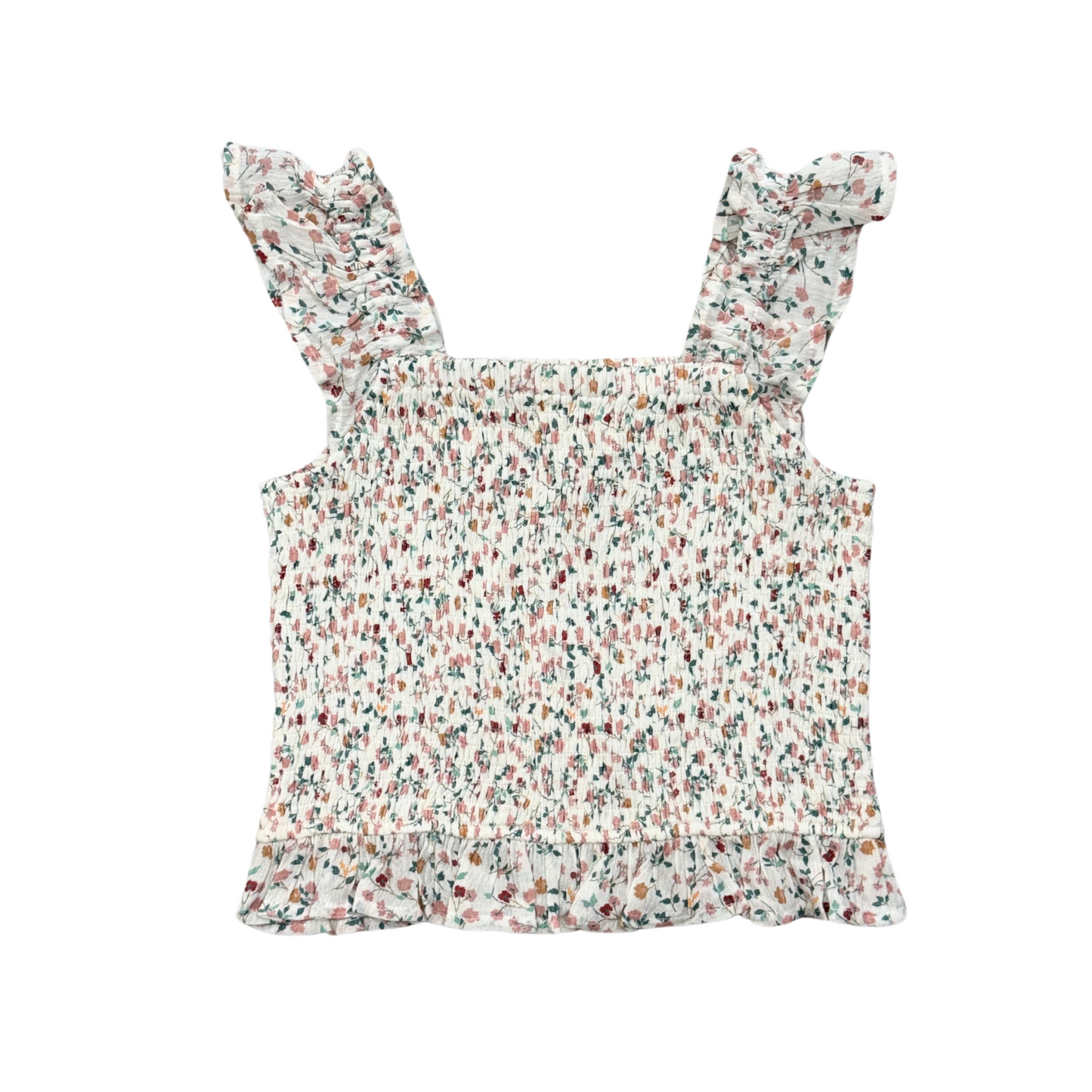 Wildflower Smock Ruffle Tank