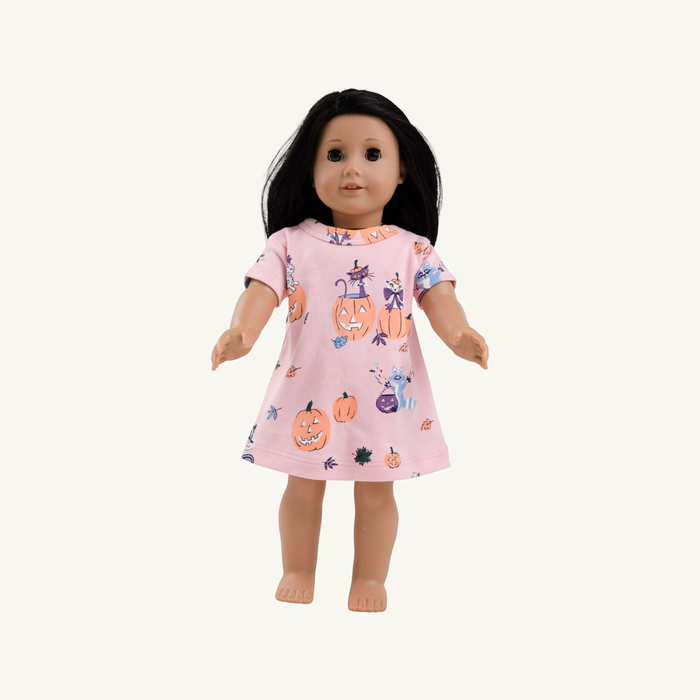 Pink Candy and Critters Dollys Polly Play Dress by The Beaufort Bonnet Company, featuring a playful design and soft fabric.