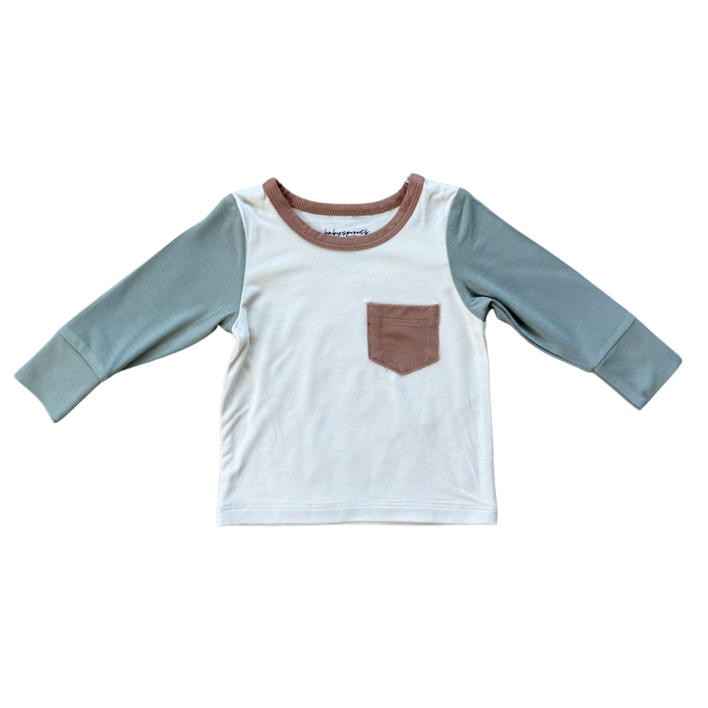 Fern Colorblock Pocket Tee