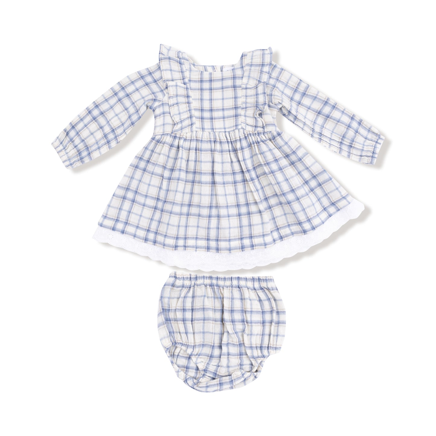 Blue Plaid Dress