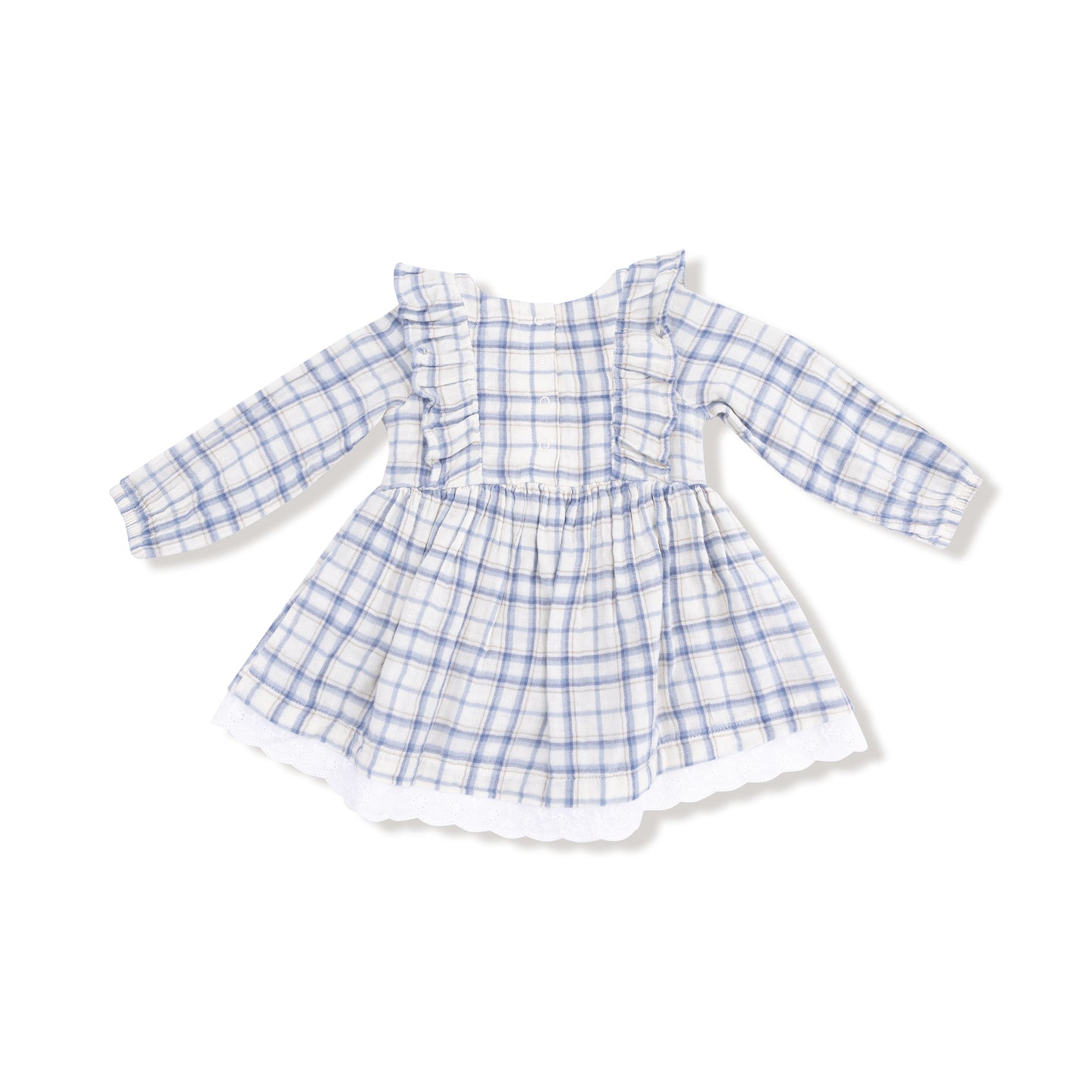 Blue Plaid Dress