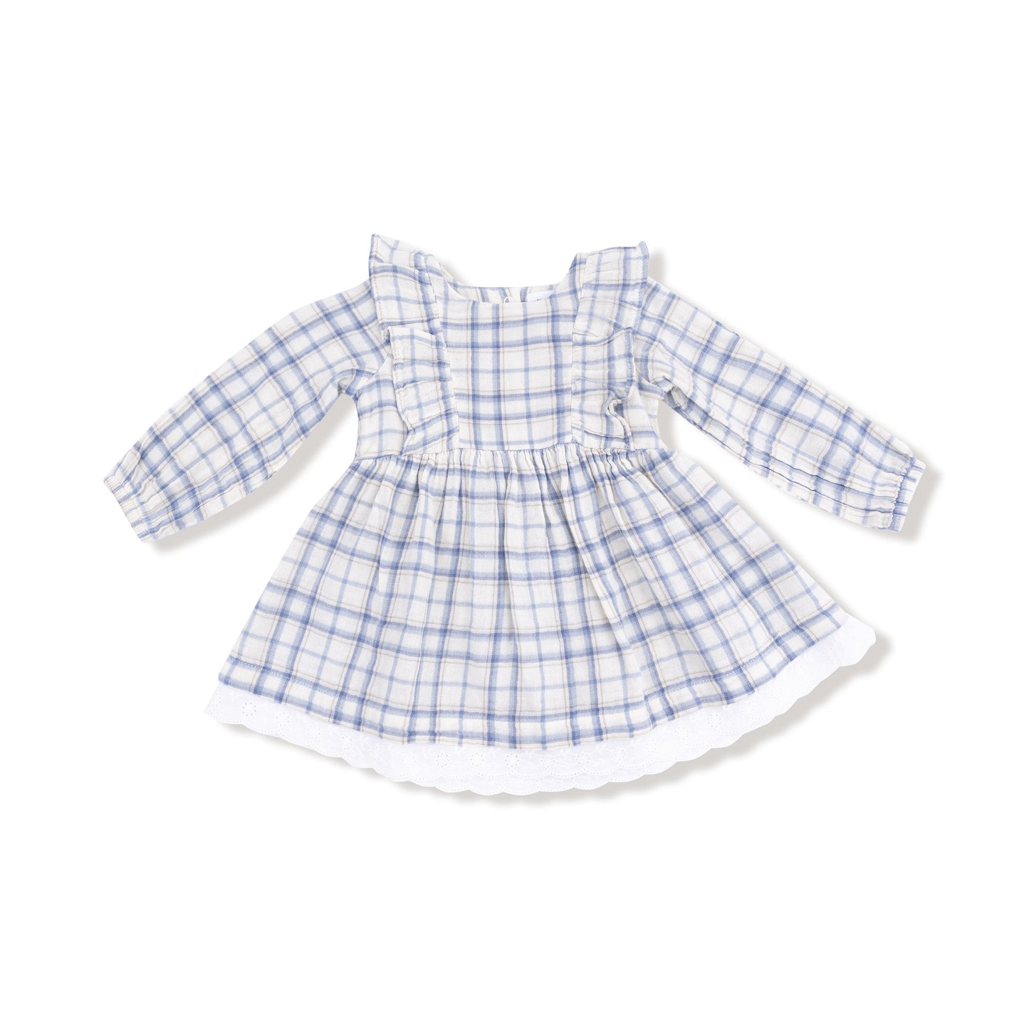 Blue Plaid Dress