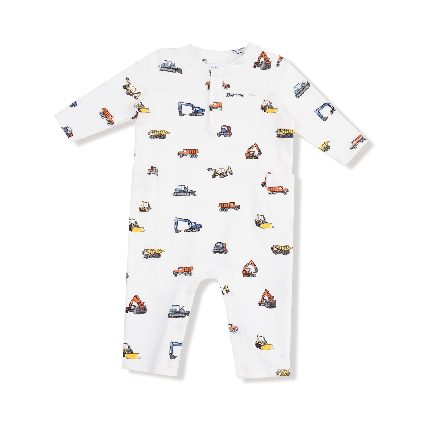 Construction Vehicles Romper