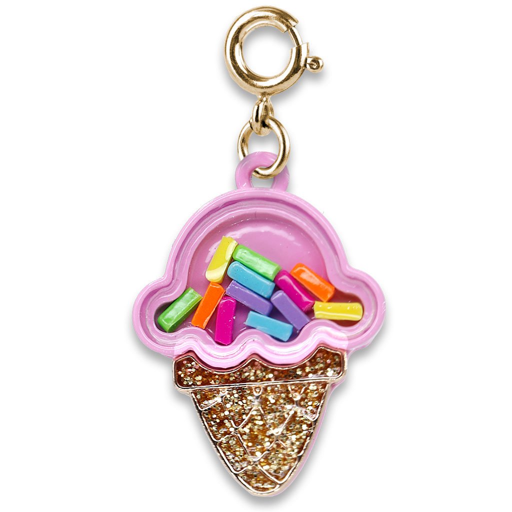 Charm it! - Gold Ice Cream Cone Charm