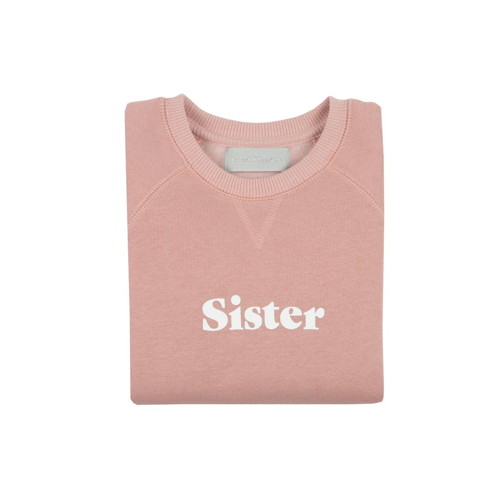 Bob & Blossom- Faded Blush Sister Sweatshirt