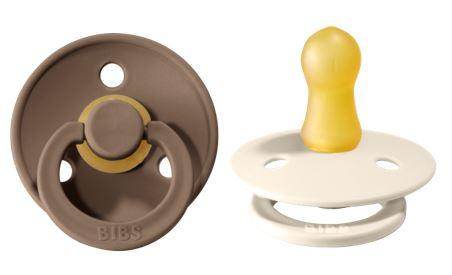 BIBS Pacifier - 2 pack original - Dark Oak/Ivory