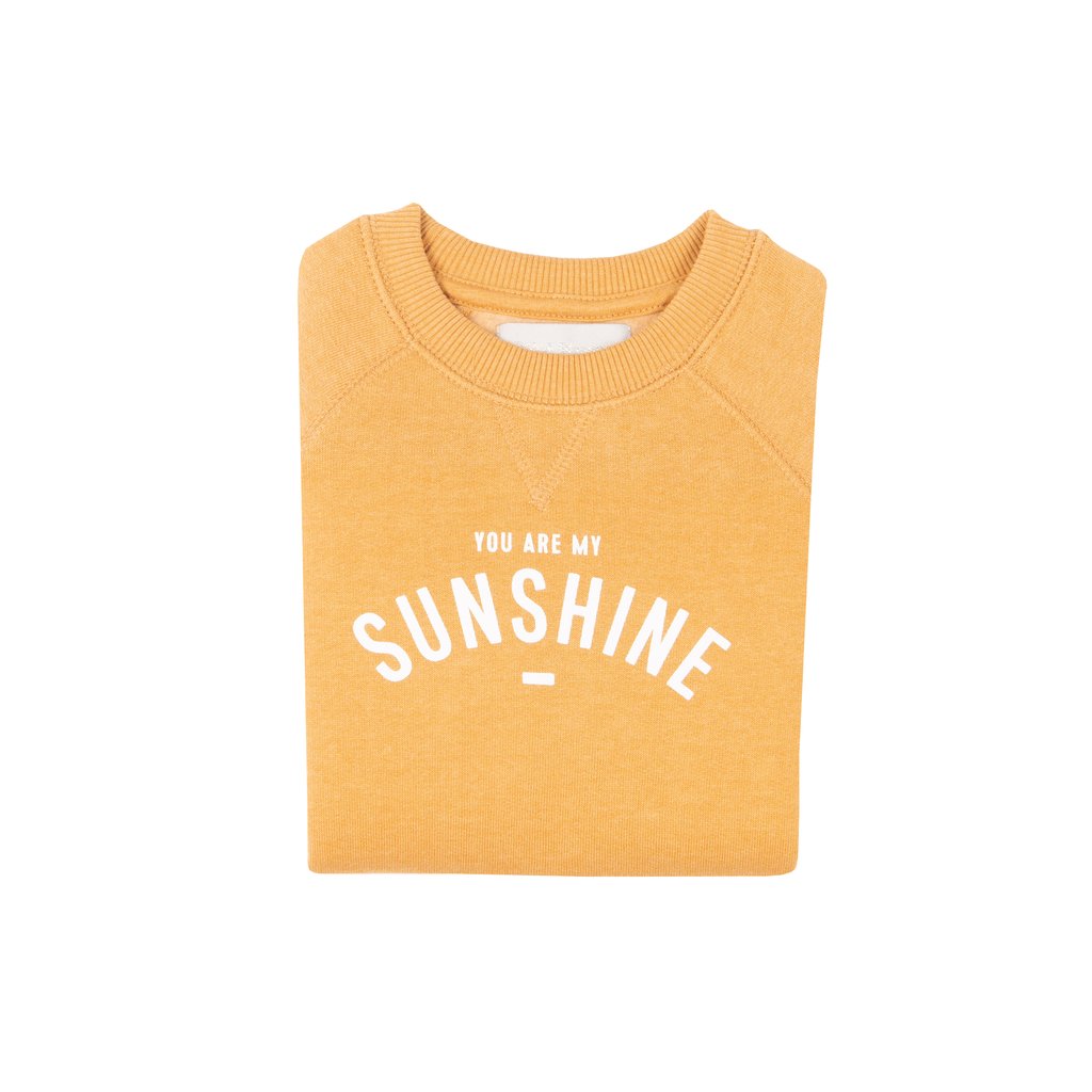 Bob & Blossom-Mustard "You Are My Sunshine" Sweatshirt