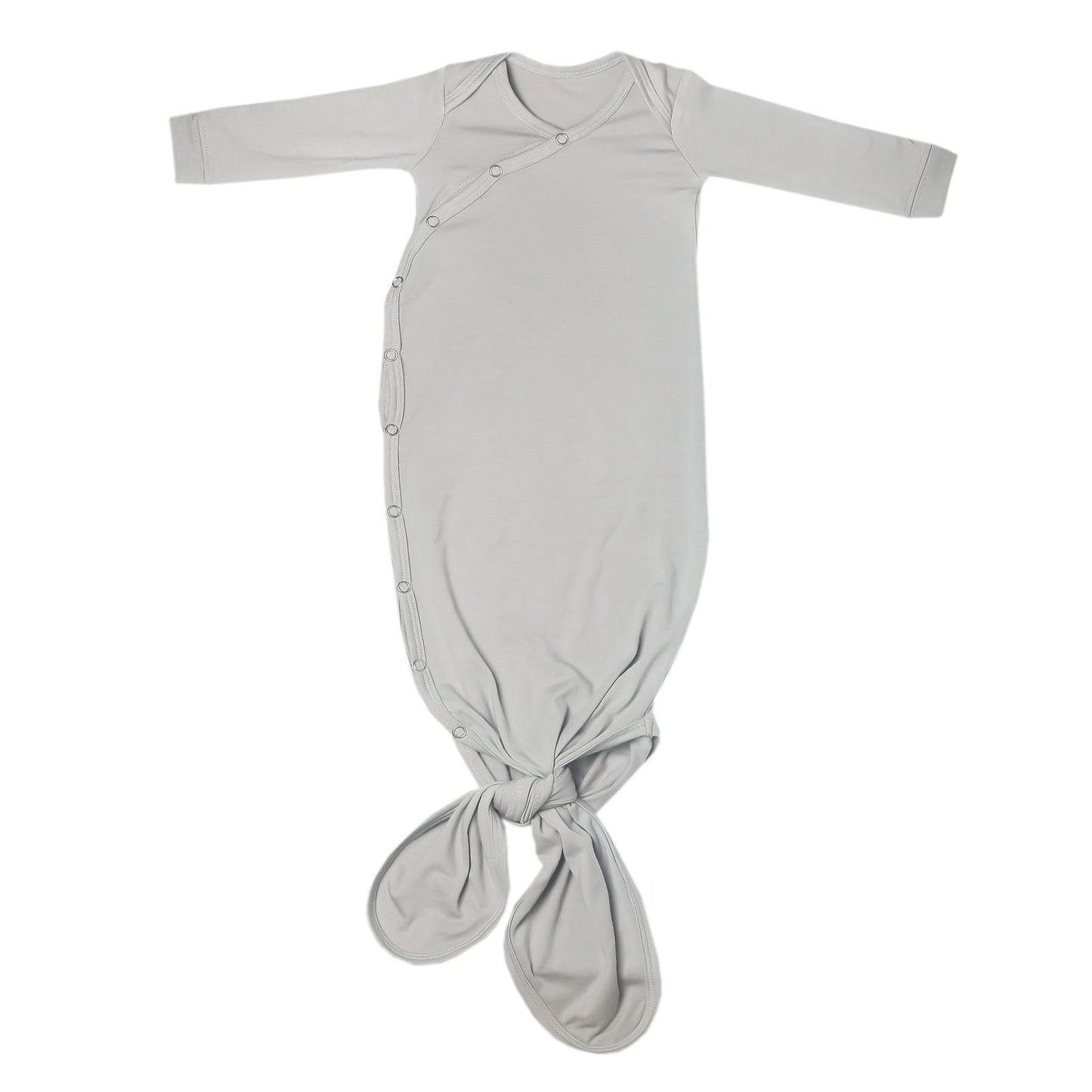 Copper Pearl - Newborn Knotted Gown - Stone