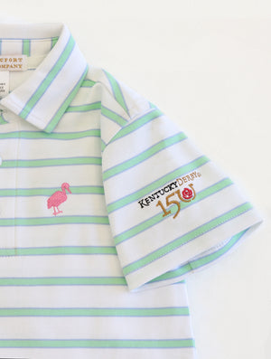 The Beaufort Bonnet Company - Kentucky Derby Stripe Prim and Proper Polo