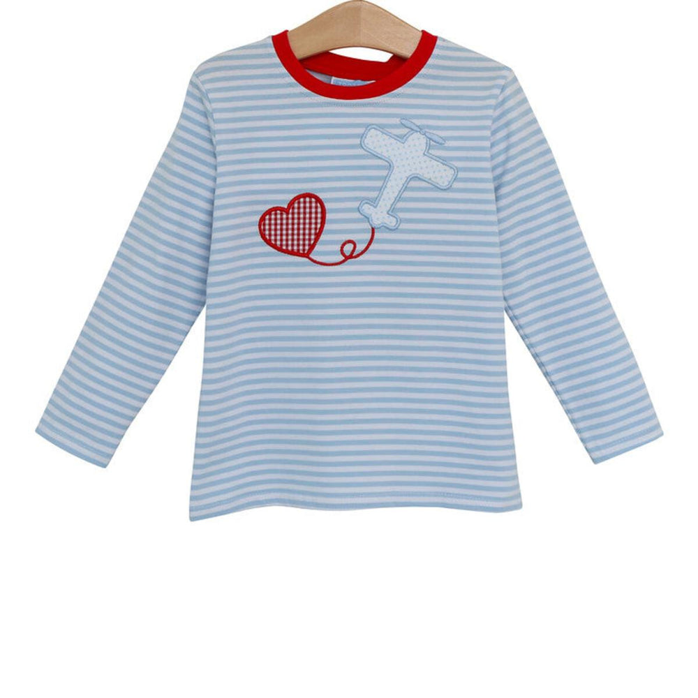 Trotter Street - Airplane Applique Shirt