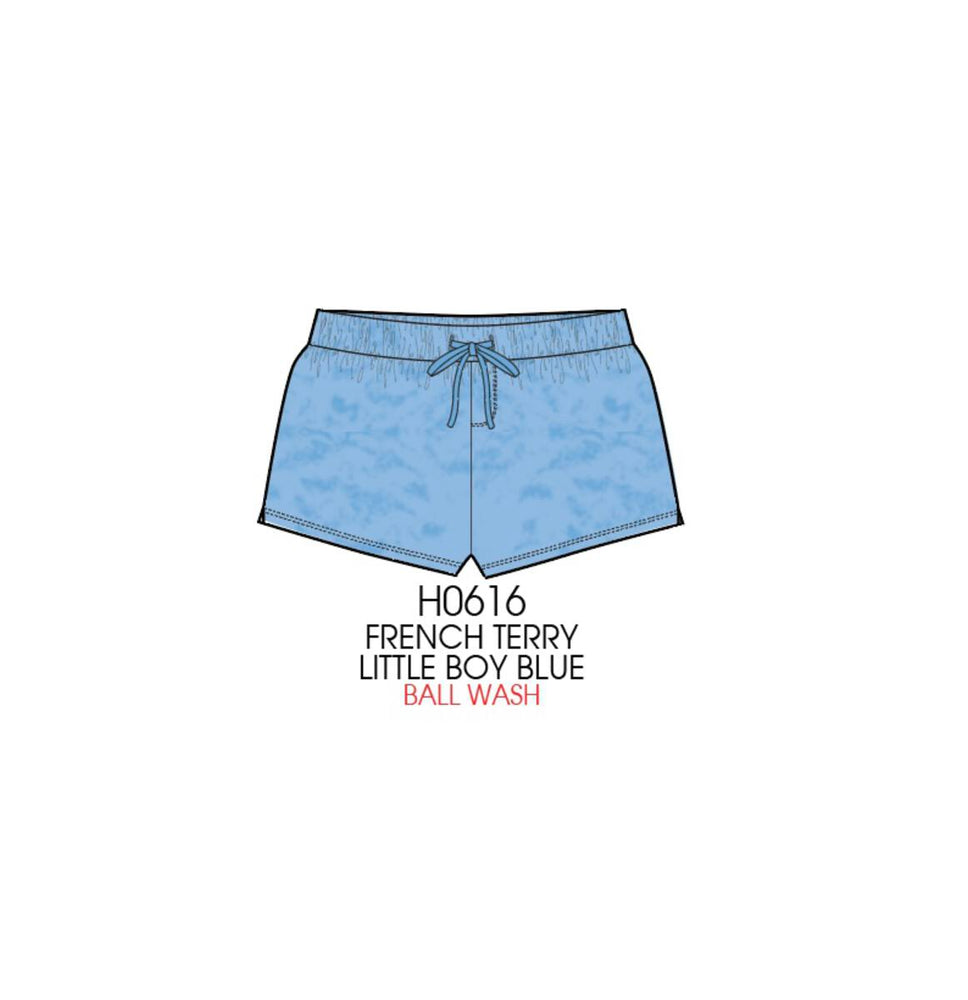 Paper Flower - Blue Washed Shorts