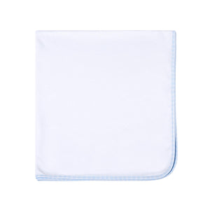 Magnolia Baby - New Beginnings Blue Receiving Blanket