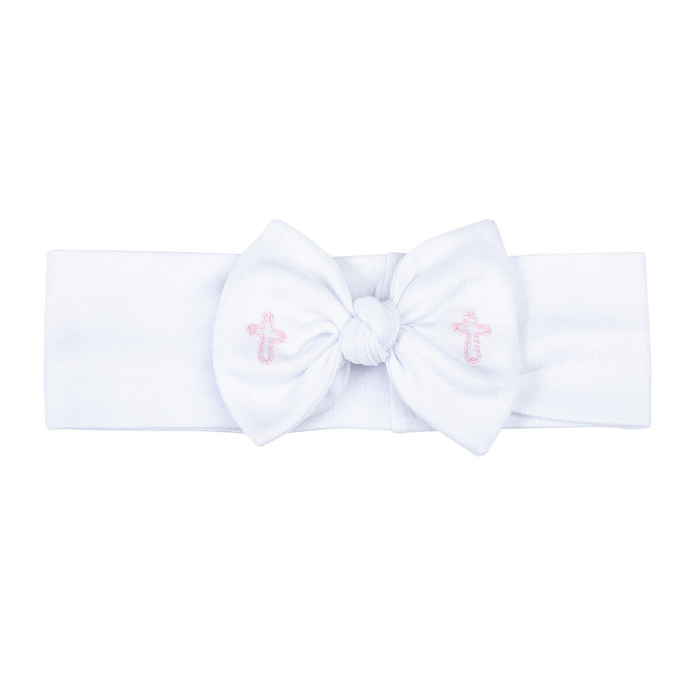 Magnolia Baby - Blessed Pink Emb HeadBand