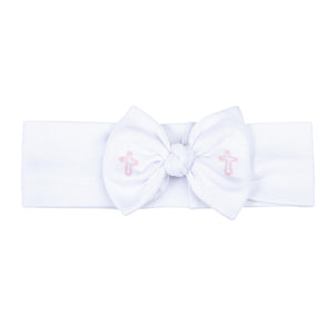 Magnolia Baby - Blessed Pink Emb HeadBand