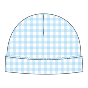 Magnolia Baby - Mini Checks Blue Hat