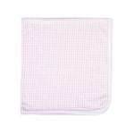 Magnolia Baby - Mini Checks Pink Receiving Blanket