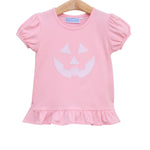 Trotter Street - Jack O'Lantern Shirt- Pink