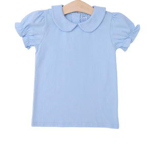 Trotter Street Kids - Peter Pan Collar Shirt- Light Blue