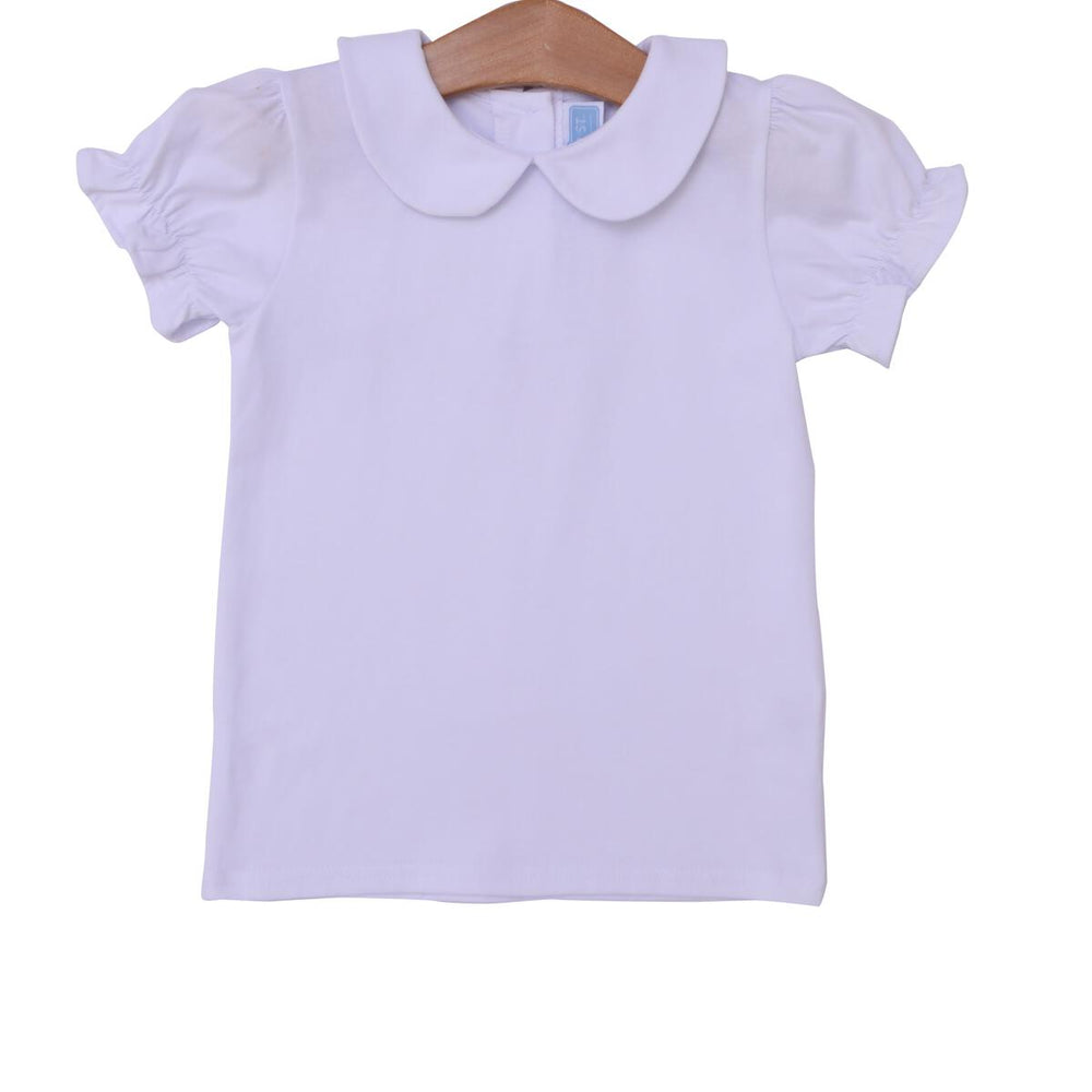 Trotter Street Kids - Peter Pan Collar Shirt - White