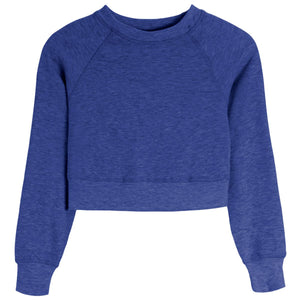 Brushed Soft Cloud Crewneck - Marlin Blue