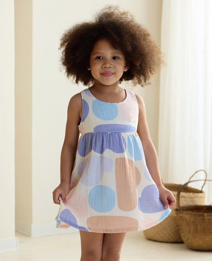 Petite Revery - Cloudy Seashells Muslin Dress