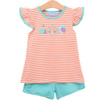 Trotter Street - Sandcastle Trio Flutter Short Set