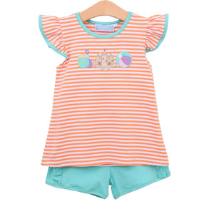 Trotter Street - Sandcastle Trio Flutter Short Set