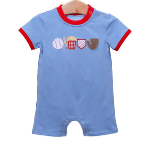 Trotter Street - Take Me Out To The Ballgame Romper