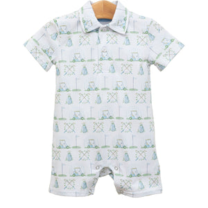 Trotter Street - Hole in One Polo Romper
