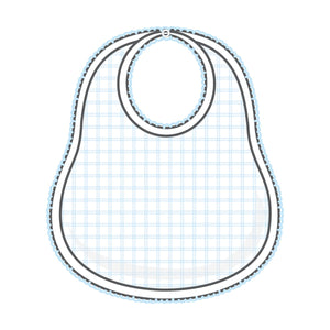 Magnolia Baby - Peek-A-Boo Wishes Light Blue Bib