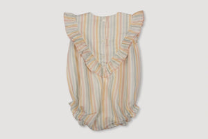 Early Sunday - Summer Stripe Lucy Baby Bubble Romper