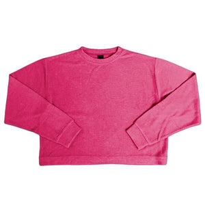 Soft Cloud Crewneck - Hot Pink