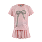 Lola and The Boys - Crystal Bow Short Set
