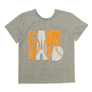 Belle Cher - Orange Gameday Shirt