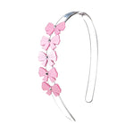 Lilies & Roses - Bows Satin Pink Headband