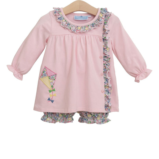 Floral Kite Bloomer Set