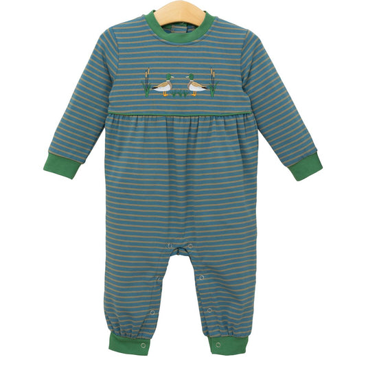 Mallard Embroidered Romper