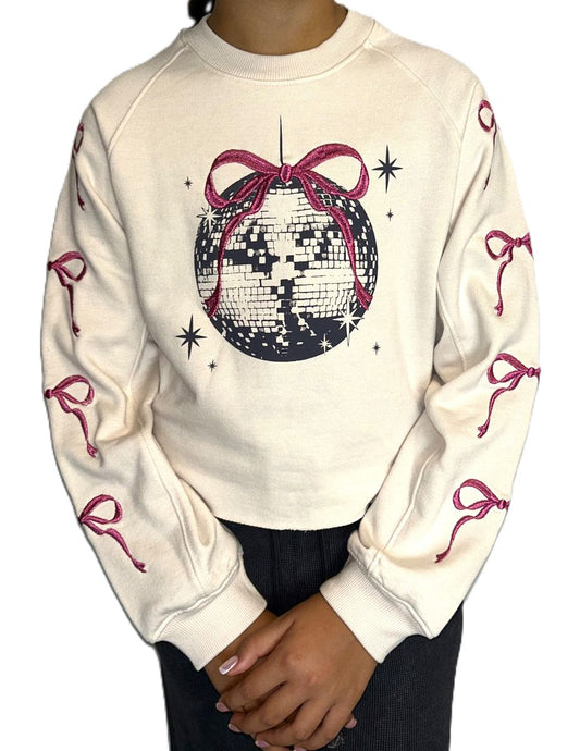 Bows & Disco Ball Sweatshirt