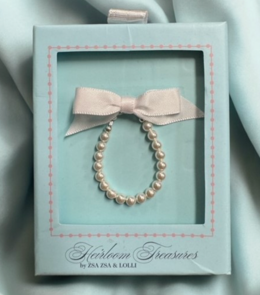 RP White Classic Pearl Bracelet