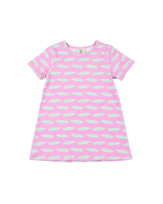 Cypress Row A Little Snappy Susie swing dress in vibrant fabric, featuring a playful design and stylish fit.