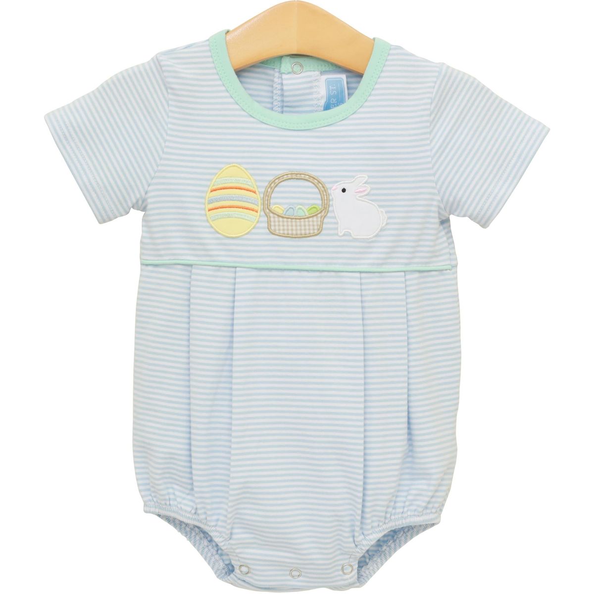 Blue Bunnies & Baskets Bubble