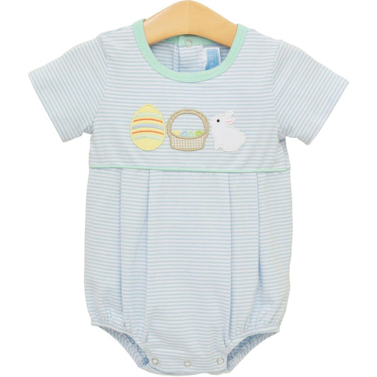 Blue Bunnies & Baskets Bubble