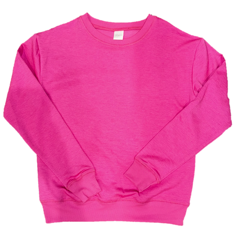Flamingo Pink Cloud Oversized Sweatshirt