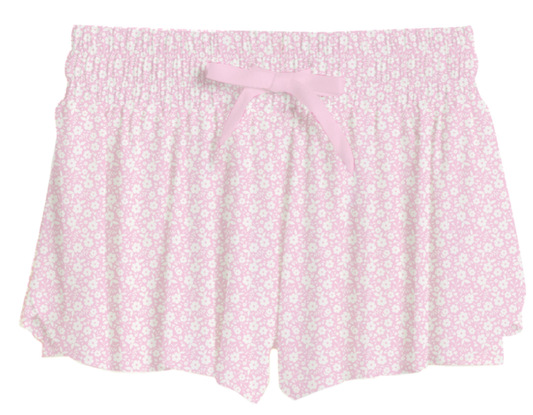 Pink Ditsy Daisy Fly Away Shorts