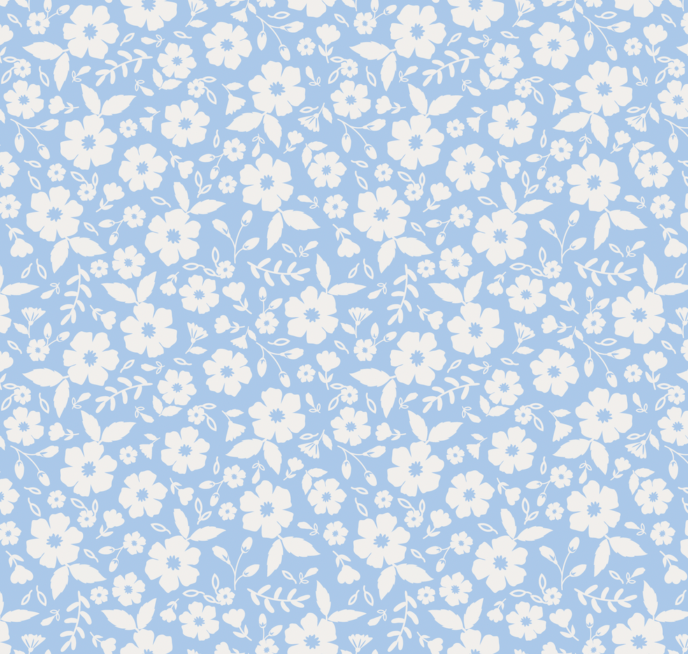 Blue Ditsy Daisy Fly Away Shorts