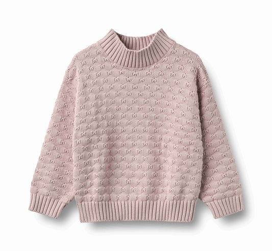 Soft Lilac Chunky Knit Abby Pullover