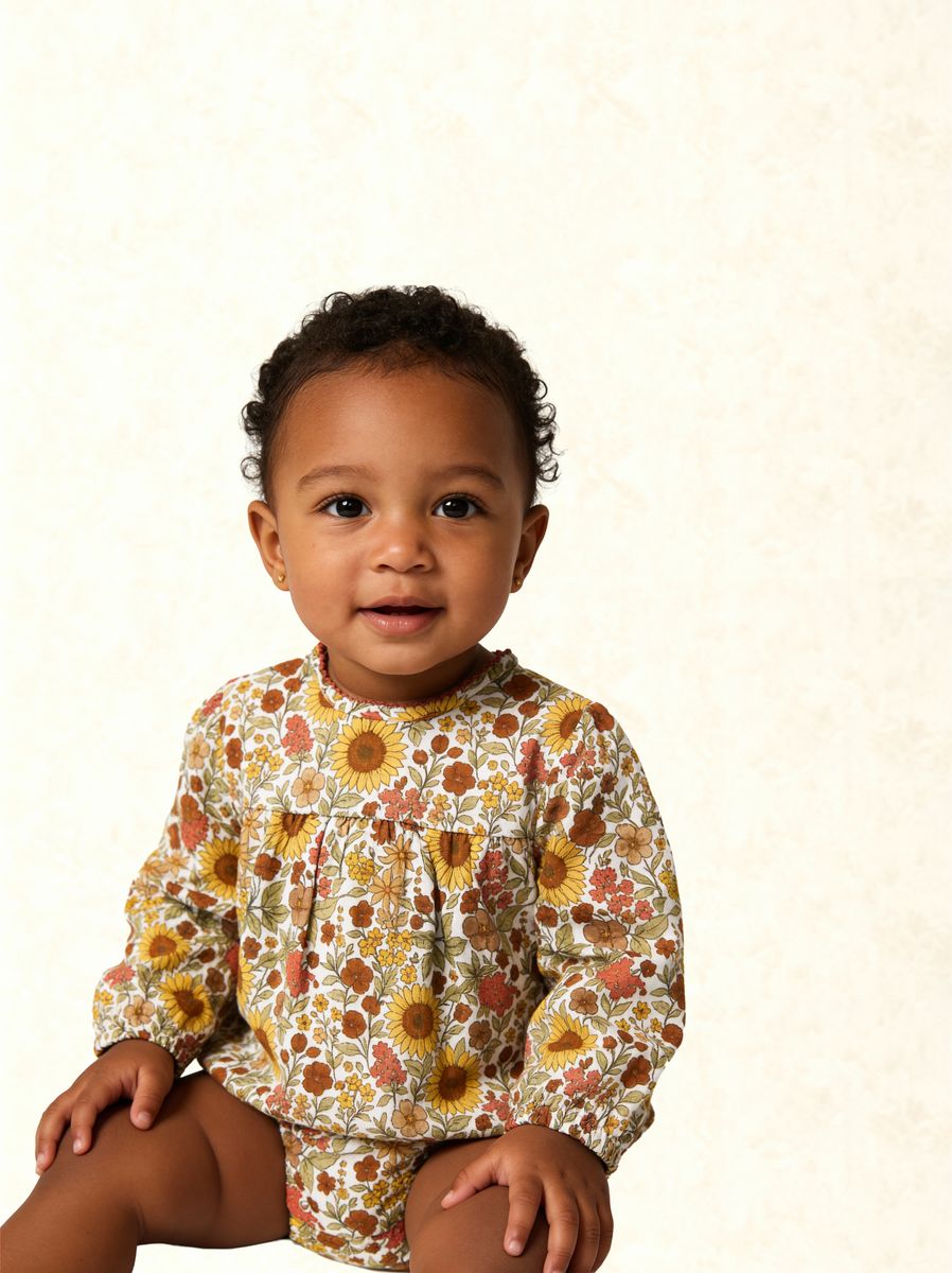 Sunflowers Maeve Baby Bubble